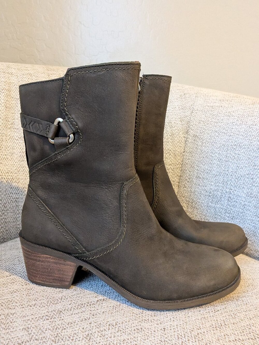 Teva FOXY Olive Green Waterproof Suede Mid-Calf Boot | SZ 7